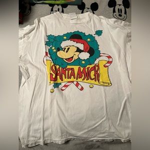 Disney Vintage Santa Mick T-Shirt